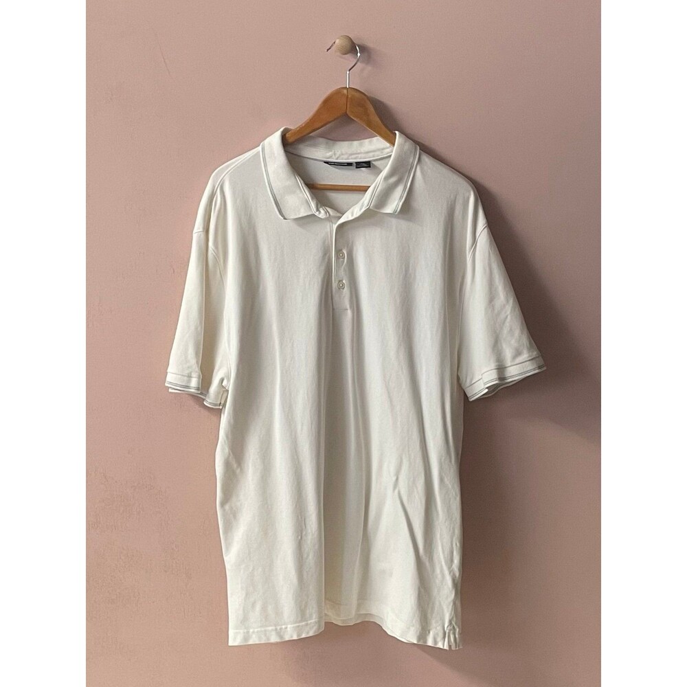 Claiborne Men’s Cream Polo Shirt Size XXL